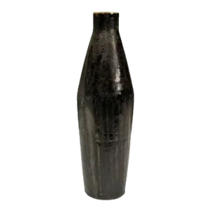 Carl-Harry Stalhane, Rörstrand, Swedish Mid-Century Modern, Grey Stoneware Vase