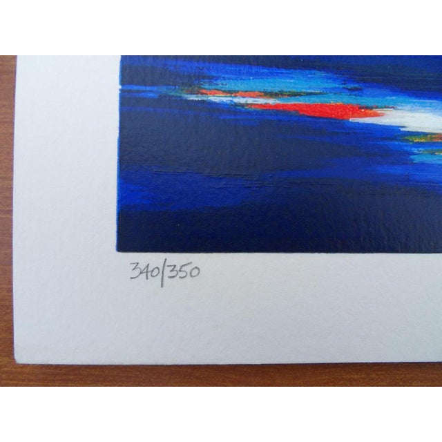 Victor Spahn, Formule 1 Duel de Ferrari, Screen Print For Sale - Image 4 of 6
