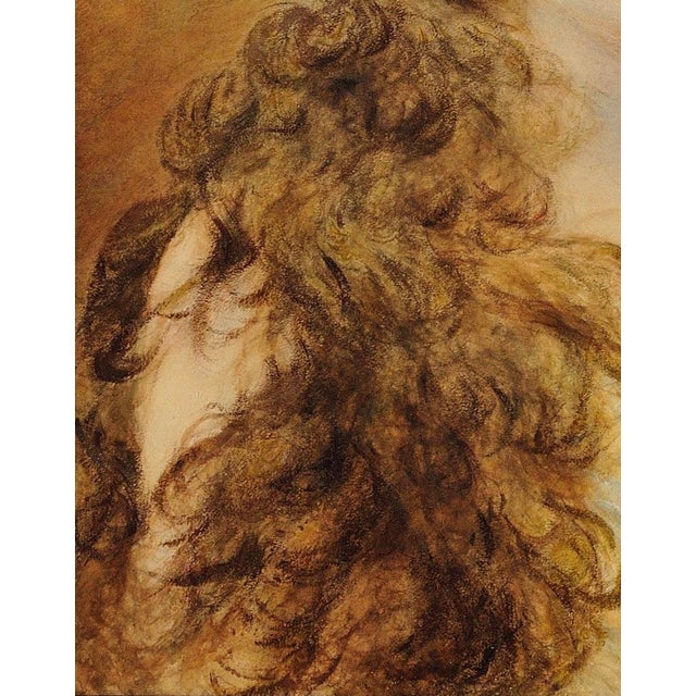 Brown Alice Anne Renshaw, Portrait of a Young Lady with Springtime Flowers in Her Curls, Watercolour & Gouache, 1800s For Sale - Image 8 of 18