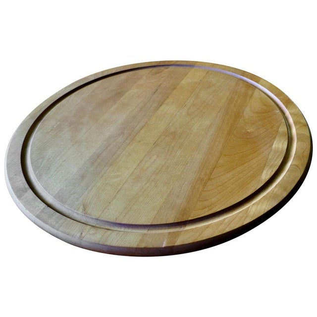 Wood Large Pine Lazy Susan, 1960s For Sale - Image 7 of 7