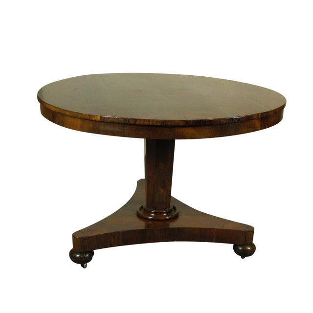 Mid 19th Century 19th-C. English Rosewood Center Table For Sale - Image 5 of 11