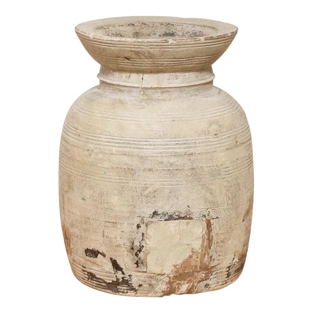 Antique Wooden Pot-Cha For Sale