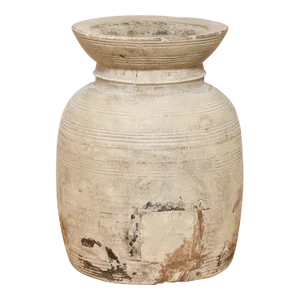 Antique Wooden Pot-Cha