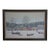 1980s A Winter Scene by North Fork Primitive Artist Rodman Pell OIl on Canvas For Sale