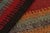 Textile 1950s Vintage Kurdish Kilim Rug in Red and Blue, Multicolor Geometric Patterns For Sale - Image 7 of 7