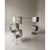 Contemporary Rubik Complete Shelves in Stainless Steel by Metalmorphosis Studio, Set of 2 For Sale - Image 3 of 10
