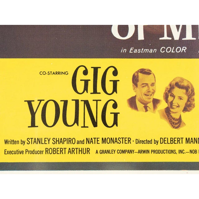 Paper Advertising Poster, That Touch of Mink, 1960s For Sale - Image 7 of 12