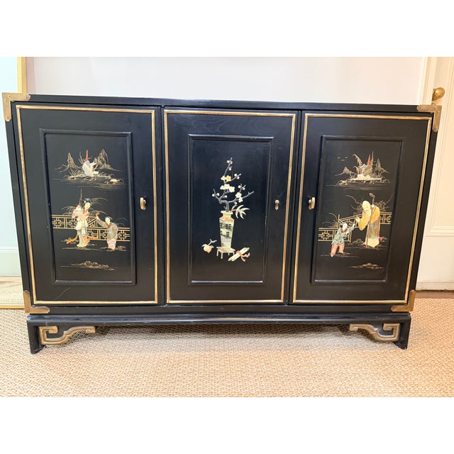 1970s Mastercraft Handcrafted Chinoiserie Chest For Sale - Image 13 of 13
