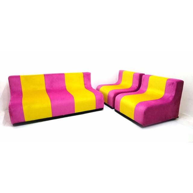 Living Room Set by Superstudio for Poltronova, 1966, Set of 3 For Sale - Image 11 of 11