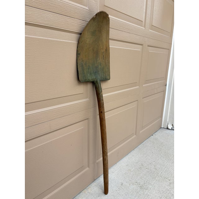 Antique 19th Century Hand Made Wooden Grain Shovel For Sale - Image 4 of 8