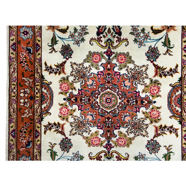 Vintage Persian Tabriz Rug For Sale - Image 11 of 16