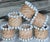 Early 21st Century Vintage Pearl Bead Accent Rattan Napkin Rings - Set of 6 For Sale - Image 5 of 13