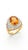 Natural Citrine 3.60cts & Diamond 1.0cts Ring in 18k Gold For Sale In New York - Image 6 of 8