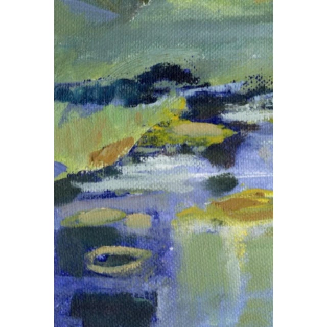 Modern Abstract Santa Barbara Abstract Framed 'Hope Ranch Beach Study' For Sale - Image 4 of 4