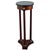 Wood Late 20th Century Bombay Co. Regency Style Mahogany Pedestal Stand Green Marble Top For Sale - Image 7 of 11
