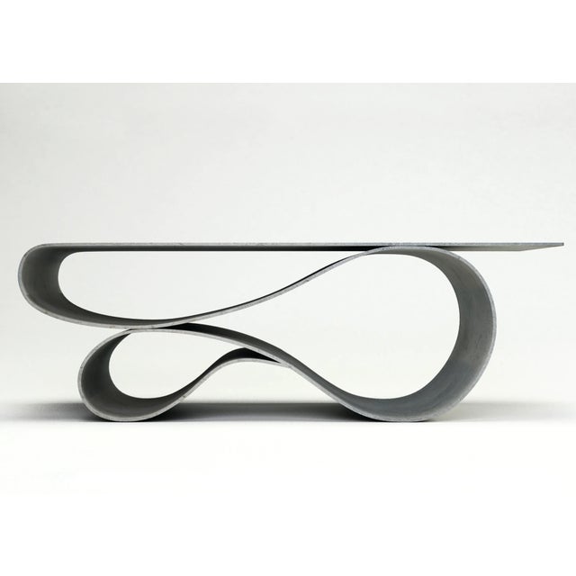 Whorl Coffee Table in Concrete Canvas by Neal Aronowitz For Sale - Image 4 of 7