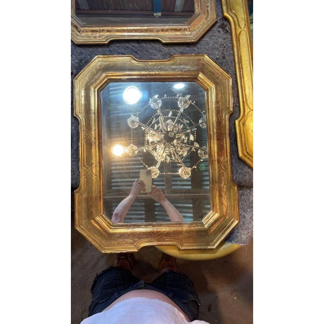 Antique Louis Philippe Gold Leaf Mirror | French Giltwood Wall Mirror, Circa 1860, Provence A beautiful antique Louis...