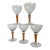 1940s Carl Auböck Rattan Wrapped Aperitif Glasses- Set of 5 For Sale
