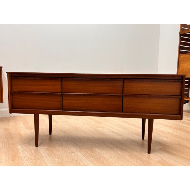 Mid Century Entryway Console by Austinsuite | Chairish
