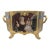 Dresden Centerpiece Cache Vase Iridescent Gold Gilt Daffodils Vienna Art Nouveau Porcelain For Sale