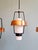 1960s Scandinavian Pendant Lights in White Opaline and Copper Metal, 1960s, Set of 3 For Sale - Image 5 of 18