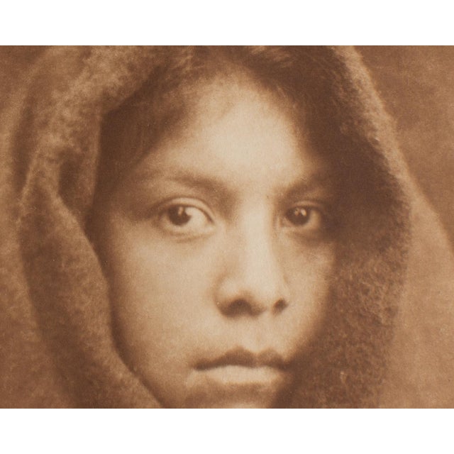 Late 20th Century After Edward Curtis “A Makah Maiden” Photogravure Restrike For Sale - Image 5 of 9