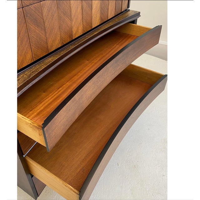 1950s Unagusta Tallboy in Black Walnut For Sale - Image 6 of 8