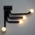 This elegantly angled industrial steel sconce has been expertly artisan crafted and finished in matte black. Its classic...
