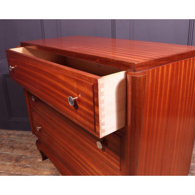 Wood French Art Deco Chest of Drawers, 1940s For Sale - Image 7 of 14