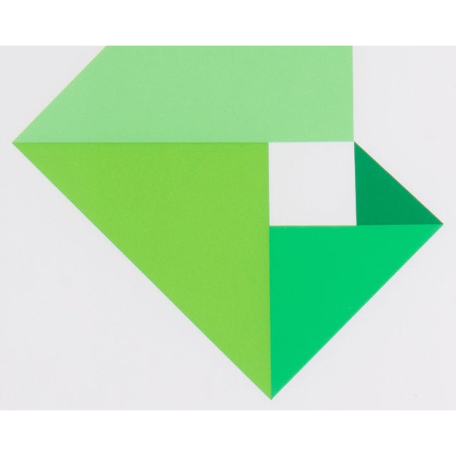 1990s 1995 “Konstruktion and Intuition” Serigraph Print by Anton Stankowski For Sale - Image 5 of 7