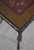 1970s Stunning Hand Painted Top Iron Base Console Table For Sale - Image 5 of 15