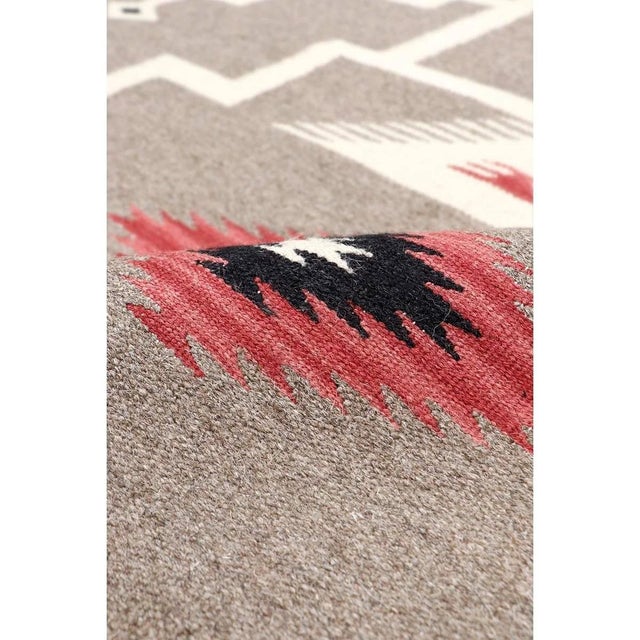 Tuscany Wool Mocha Area Rug, 4'10'' X 7' 0'' For Sale - Image 4 of 6