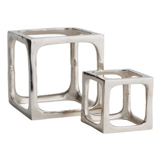 Cubist Sculptures, Set Of 2 For Sale