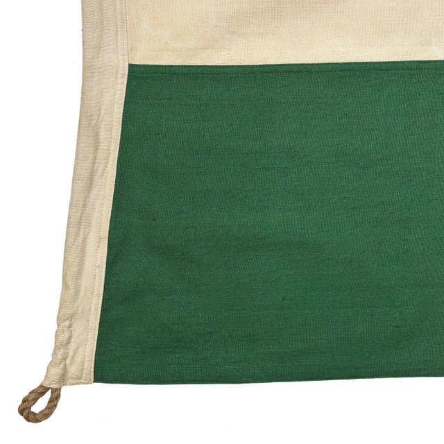 Vintage Linen Flag of India For Sale - Image 4 of 5