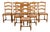 Beech Chairs, 1980s, Set of 8 For Sale