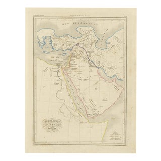 Antique Map of the Biblical Lands For Sale