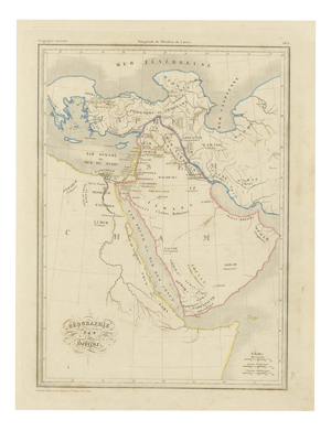 Antique Map of the Biblical Lands
