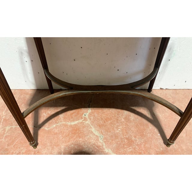 Louis XVI Style Serving Table in Mahogany, 1800s For Sale - Image 8 of 10