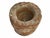 18th Century Granite Stone Bowl Mortar Planter Caramel Stripes 11 Lb For Sale In Los Angeles - Image 6 of 10