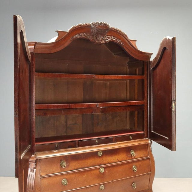 19th Century Dutch Oak Cabinet For Sale - Image 3 of 15