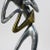 Silver 1960s Modernist Aluminum and Brass Figure For Sale - Image 8 of 11