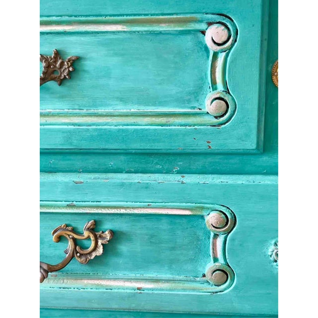 Mid-20th Century Louis XV French Chest of Drawers, 1950s For Sale - Image 11 of 18