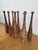 Indian Antique Hand Carved Indian Club Pins & Exercise Weights - Set of 8 For Sale - Image 3 of 15