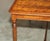 Antique Regency Oyster Laburnum Wood Style Coffee Table, 1920s For Sale - Image 17 of 18
