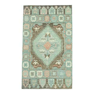 Turkish Oushak Rug 3'9"x 6'4" #20083 For Sale