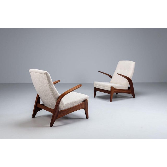 1960s Rastad and Relling Low Back Lounge Chairs Gimson and Slater Norway 1960, Set of 2 For Sale - Image 5 of 14