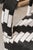 Yoruba Royal Beaded Chair with Geometric Black and White Motif, West Africa For Sale - Image 7 of 8