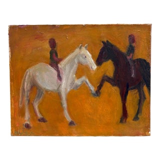 Contemporary Horse Oil Painting by Megan Williamson For Sale