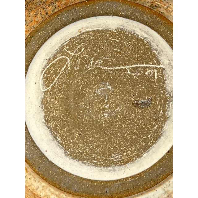 Signed Lane low Ikebana bowl. In the style of Doyle Lane.