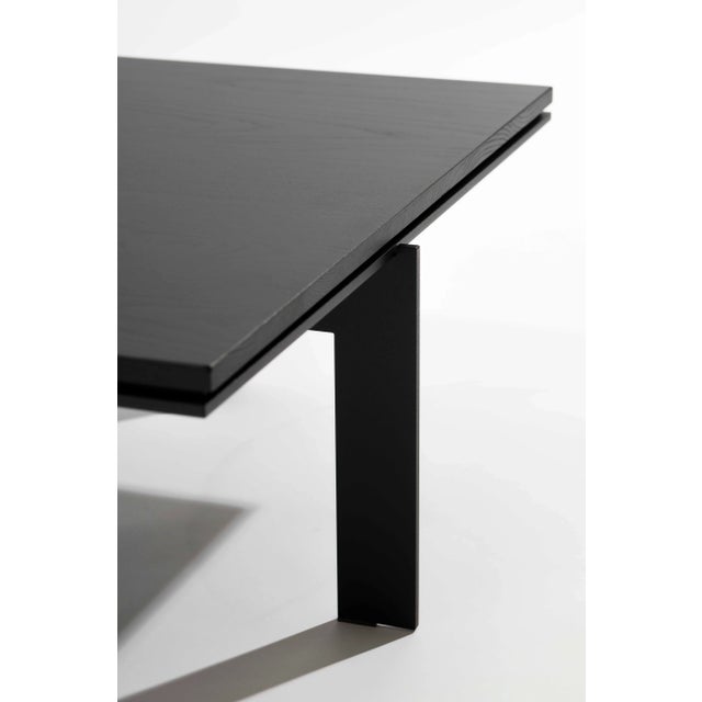 Not Yet Made - Made To Order Black Ashwood Side Table Joined S24.4 by Barh For Sale - Image 5 of 8